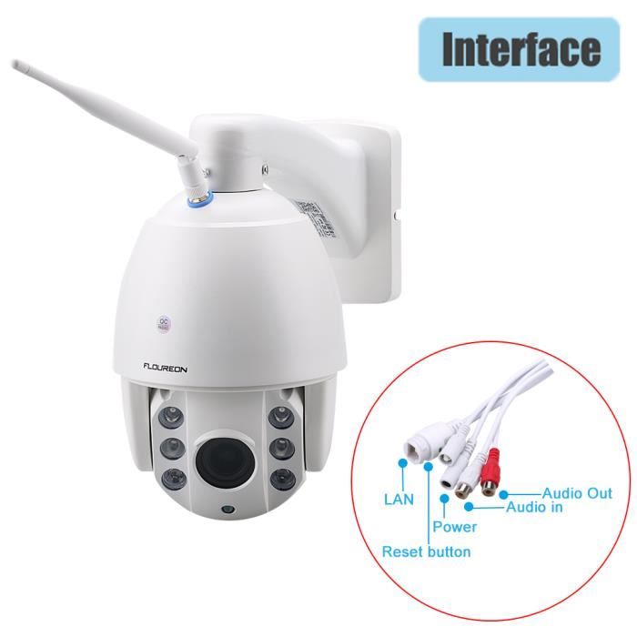 FLOUREON SD37W Cam ra de surveillance Cam ra IP Sans Fil IP 1080P