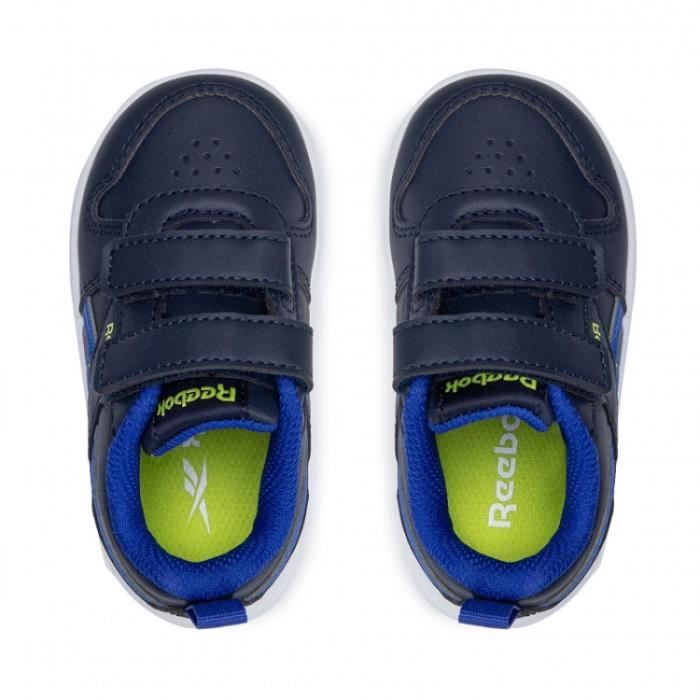 Baskets Reebok ROYAL PRIME 2 Garcon Enfant Bleu Scratch Synthetique Plat Bleu Cdiscount Chaussures