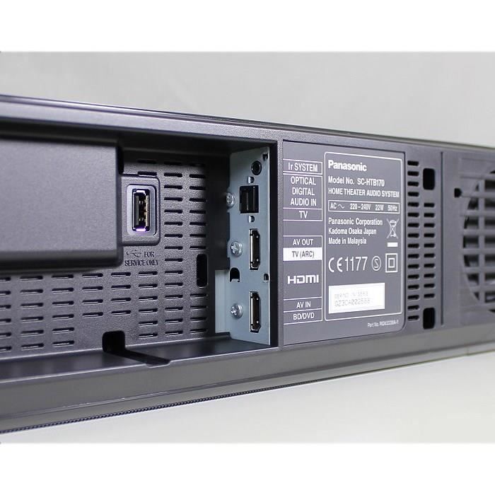Panasonic シアターバー SC-HTB170 ホームシアターオーディオ 中古