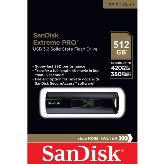 Extreme pro usb 3.1 on sale