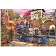 Puzzle Adulte 3000 Pieces Canaux Et Gondoles De Venise - Collection Paysage Romantique Italie - Educa Nouveaute-0