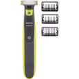 Tondeuse barbe Philips One blade QP2520/30 - Rasoir sans fil - Batterie - Accessoire pour peigne (1 mm)-0