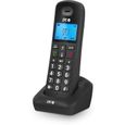 SPC Gossip 2 – Téléphone fixe sans fil, écran lumineux, touches grands, mains libres, identification de l'appelant et mode ECO-0