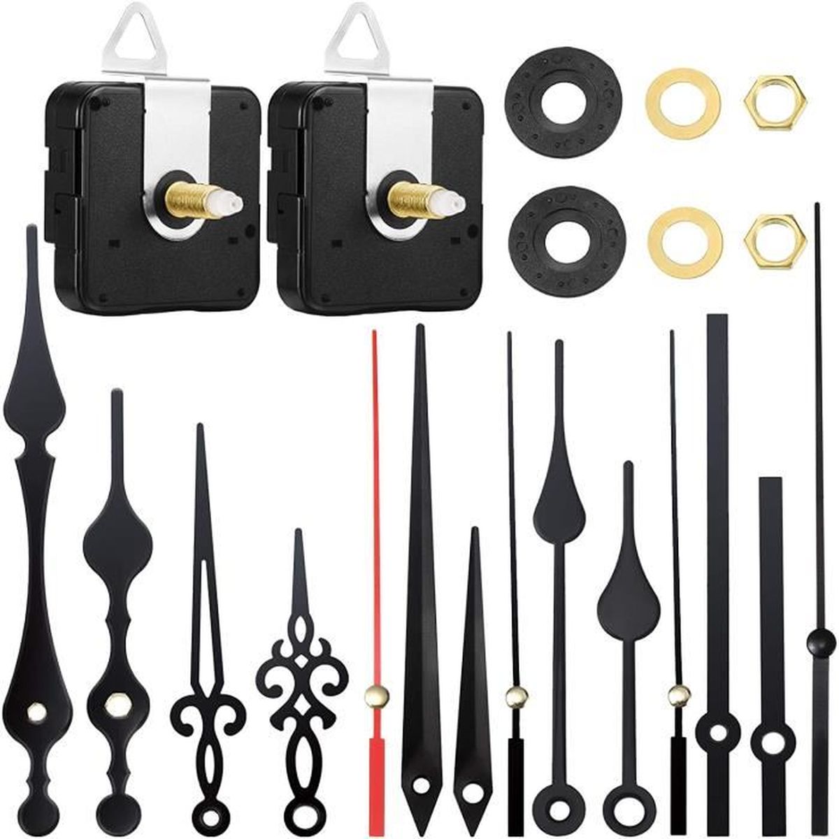 La Maison De La Pendule Pieces Detachees 2 Pièces Mécanisme d'Horloge Mécanisme de Mouvement d'Horloge Mecanisme  Horloge Pile Silencieux Horloge Murale Systeme Horloge Aigui - Cdiscount  Maison