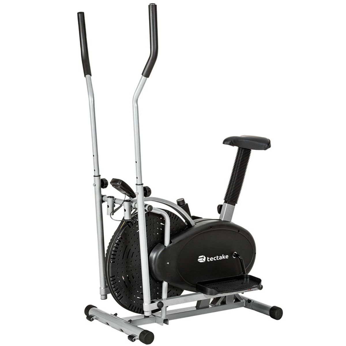 Tectake Velo Elliptique Avec Ecran Lcd Cross Trainer Home Trainer Appareil De Fitness Cardio 90 Cm X 53 Cm X 158 Cm Noir Prix Pas Cher Cdiscount