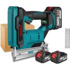 Cloueuse électrique sans fil F30, 100 Clous Inclus - ONEVAN - 2X 3AH Batteries