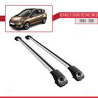 APLINE Barres de Toit ACE-1 Railing pour Renault Grand Scenic (Mk3) 2009-2016 - Gris
