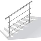 Rampe d'escalier en acier inoxydable 180 cm - AUFUN - Main courante pour intérieur et extérieur