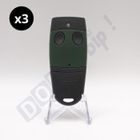Lot de 3 Nouvelles Télécommandes Cardin S449QZ2 TXC4492P0 - 2 Canaux en 433.92MHz - Rolling Code + 1 Porte-clés DOMOBIP