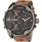 DIESEL Montre Chronographe Quartz DZ7332 Bracelet Cuir Homme