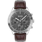 Hugo Boss-Montre Chronographe pour Homme à movement Quartz en Cuir 1513598