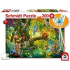 Puzzle Fées dans la forêt - SCHMIDT SPIELE - 200 pièces - Avec baguette magique