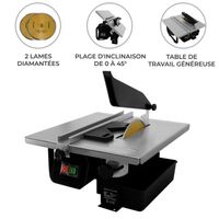 Scie à Eau pour Carreaux MONSTERSHOP - Table 330x360mm - Profondeur de Coupe 35mm
