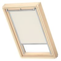 VELUX Store Duo Occultant Et Tamisant Cadre Argenté M04 M34 Noir - Double Fonction Pour Fenêtres De Toit
