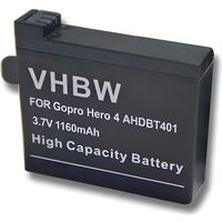 Batterie de remplacement pour GoPro Hero 4 Black und GoPro Hero 4 Silver - et GoPro Hero 4 Black Surf - Music Edition tout comme …