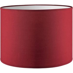 ABAT-JOUR Home Sweet Home Moderne Abat-Jour Bling | Cylindre |25-25-19Cm | Rouge | Abat-Jour En Tissu De Coton | Pour Douille De Lampe [E190]