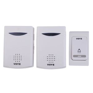T/él/écommande num/érique sans fil 32 m/élodies m/élodies Port/ée 100 m de Bell de porte