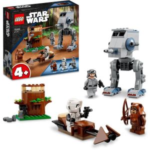 ASSEMBLAGE CONSTRUCTION LEGO Star Wars 75332 AT-ST, Jeu de Construction, Marcheur, avec Minifigurine Scout Trooper