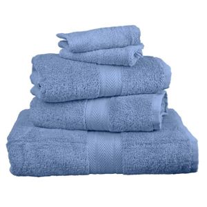 3 pièces Coton de Luxe Serviettes de Bain Ensemble pour Femmes Hommes Salle de Bain Cuisine 1 Serviette de Bain 1 Serviettes à Main 1 Gant de Toilette-Motifs africains
