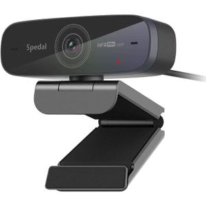 WEBCAM Spedal Webcam 1080P 60fps, Double Microphones Stér