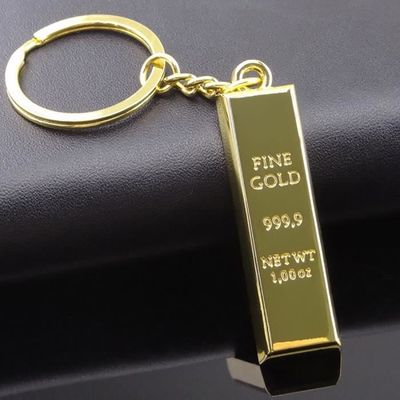 Alliage D Or Or Lingot Porte Cles Banque De Bijoux Petit Cadeau Porte Cles Porte Cles