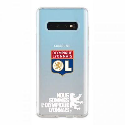 كيناكومب Coque transparente Samsung Galaxy S10 Licence Olympique Lyonnais ...