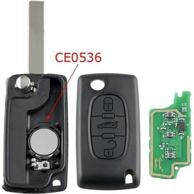 Clé Vierge à Programmer 2 Boutons ID46 – Compatible Peugeot 207 307 308 407 Partner & Citroën C2 C3 C4 C5 (Lame HU83)