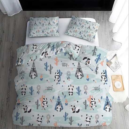 Batman Lightning Single Housse de Couette et taie d'oreiller