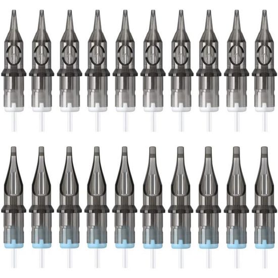 Cartouches D'aiguilles De Tatouage CNC 7RM - 20 Pièces #10Bugpin 0.3mm Round Magnum - Pour Machine Rotative - 7