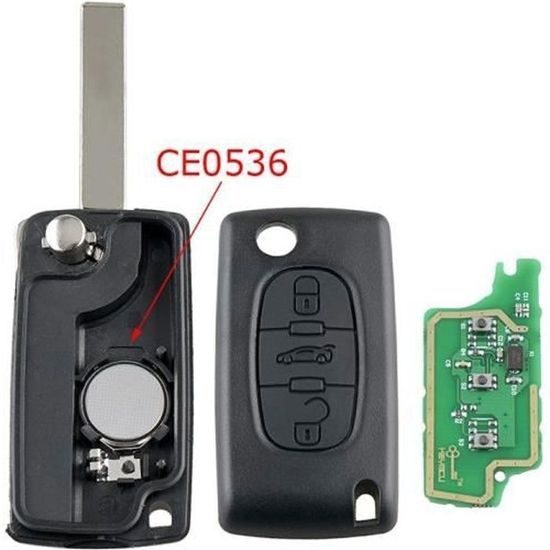 Guscio Chiave Telecomando Per Peugeot Partner Expert 3 - Sostituzione Originale - Foto 11