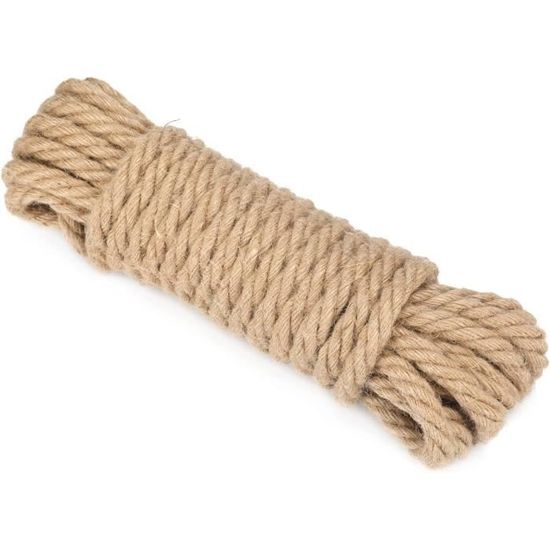 14mm Corde Jute,10M Corde Chanvre, Corde de Jardin en Chanvre ,Ficelle — free download