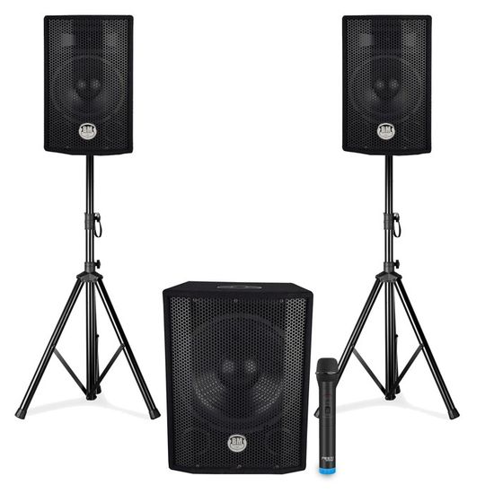 Caisson De Basse 12" BM Sonic 1208-SOLO - 600W Bi-Ampli, Bluetooth, USB, Réglages Graves/Aigus - 11