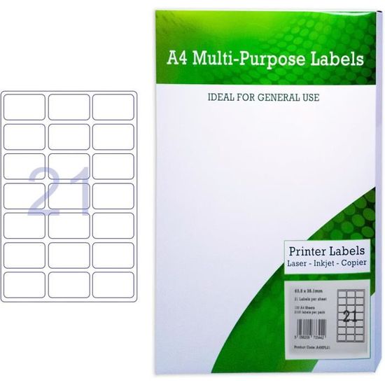 FLCPJGV 4x Lot De 100 étiquettes à Vin En Papier Kraft Lisse Et Pour