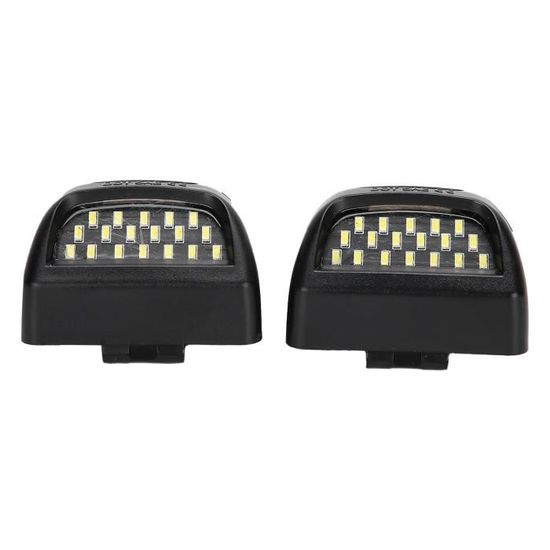 2 Lampes LED Pour Plaque D’Immatriculation BMW - Blanc Froid 6000K, Sans Erreur, Compatible E39 E60 E90 X5 X6