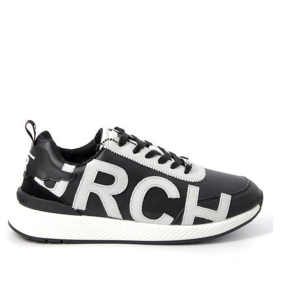T-shirt Homme John Richmond Noir Stretch | Manches Courtes, Coton, Coupe Regular