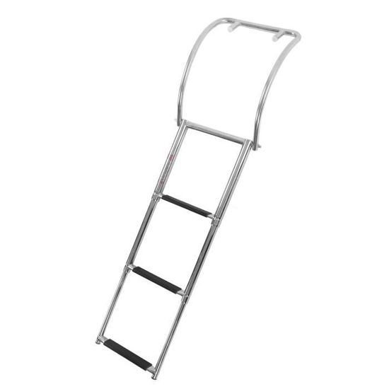 TREPPE - Échelle De Bateau Pliante En Acier Inoxydable, échelle Télescopique Pour Bateau Yacht 3 Marches 95897962