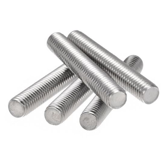 Sourcing Map 4Pcs M8 X 150mm Tige Filetée Entièrement 304 Inox