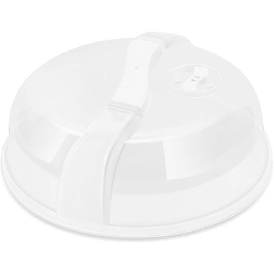 Couvre-plat CURVER Pour Micro-ondes - Cloche Transparente 27x27 Cm - Protection Et Réchauffage