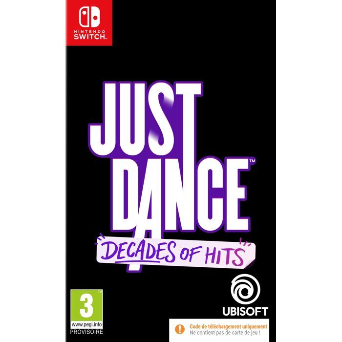 Just Dance: Decades of Hits Code in a Box Switch - vue 3