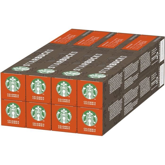STARBUCKS Colombia By Nespresso 8 x 10 capsules (80 capsules)
