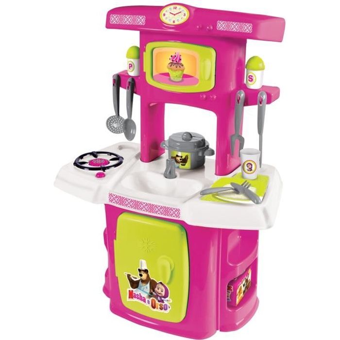 Simba Toys Masha Première Cuisine Avec 14 Accès. - Jeux-Jouets