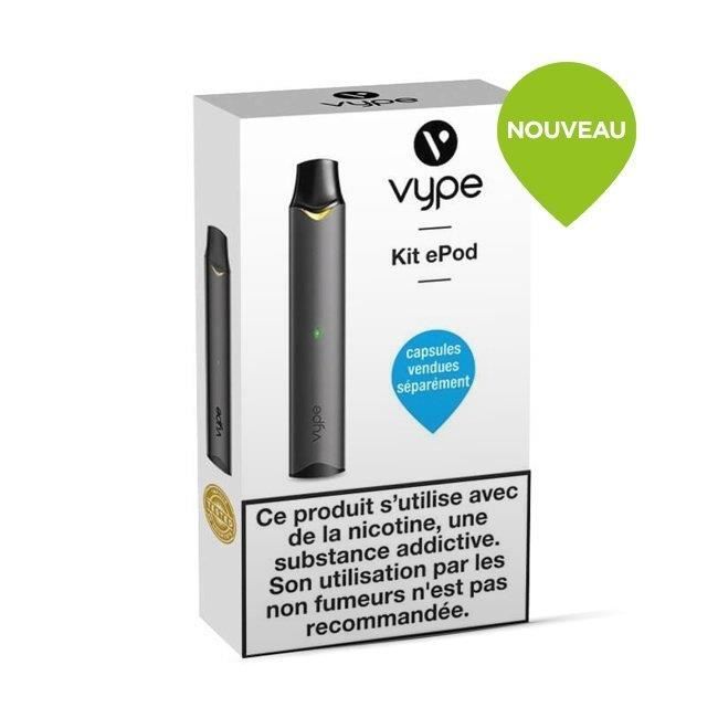 Cigarette élèctronique Vype ePod kit seul Noir