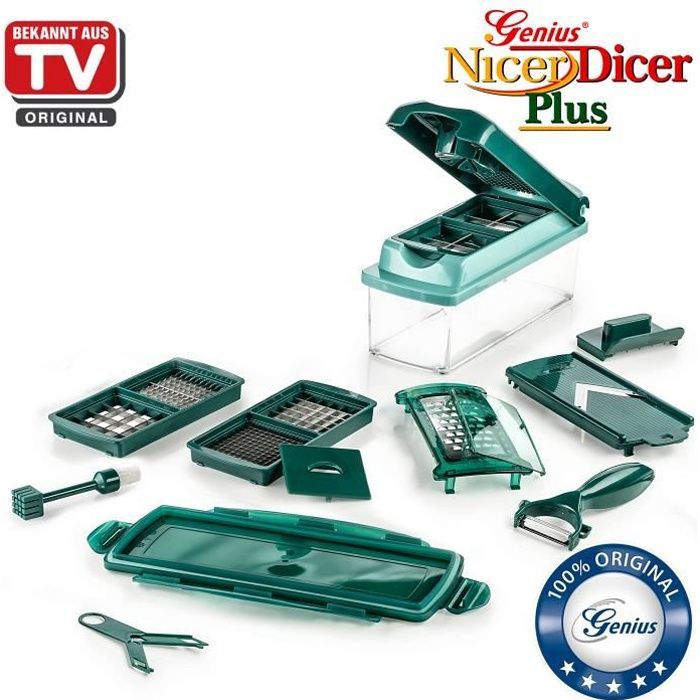 Genius - Nicer Dicer Plus - 14 Pièces