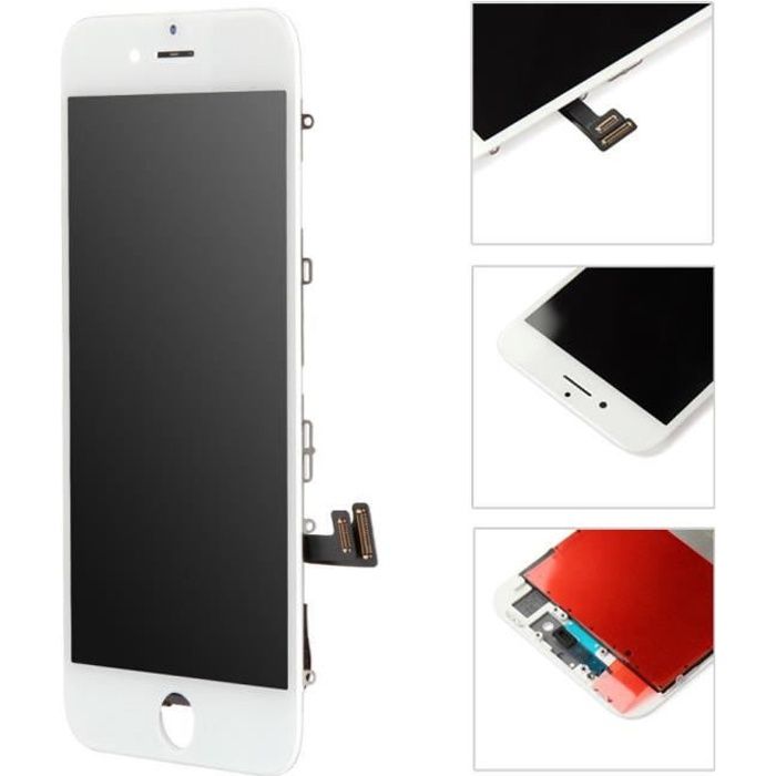 VITRE TACTILE + ECRAN LCD Pour IPHONE 8 (4.7 pouces) BLANC
