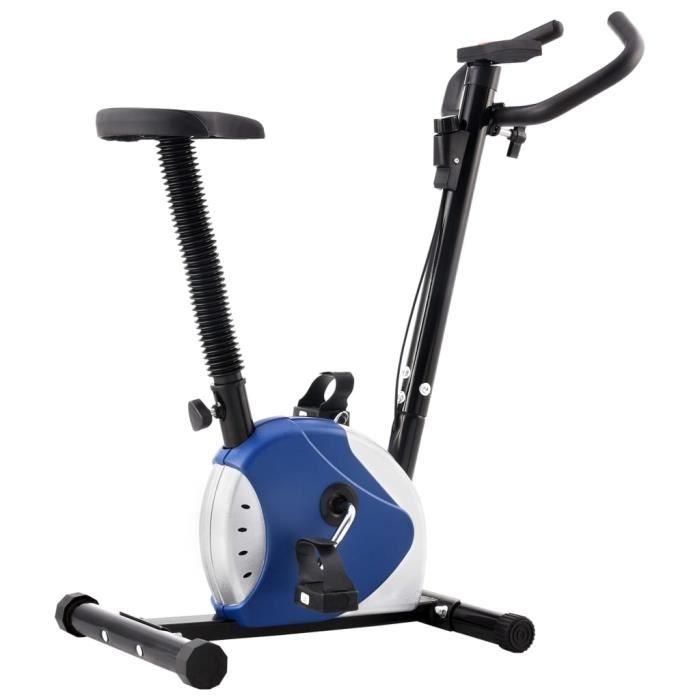 Vélo d'appartement avec résistance à courroie Bleu 64 x 41 x 104 cm -ZOO