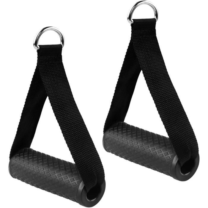 BANC DE MUSCULATION Dadabig 2 Pcs (1 Paire) Poignées À Bande De Résistance, Poignée De Tirage Musc201