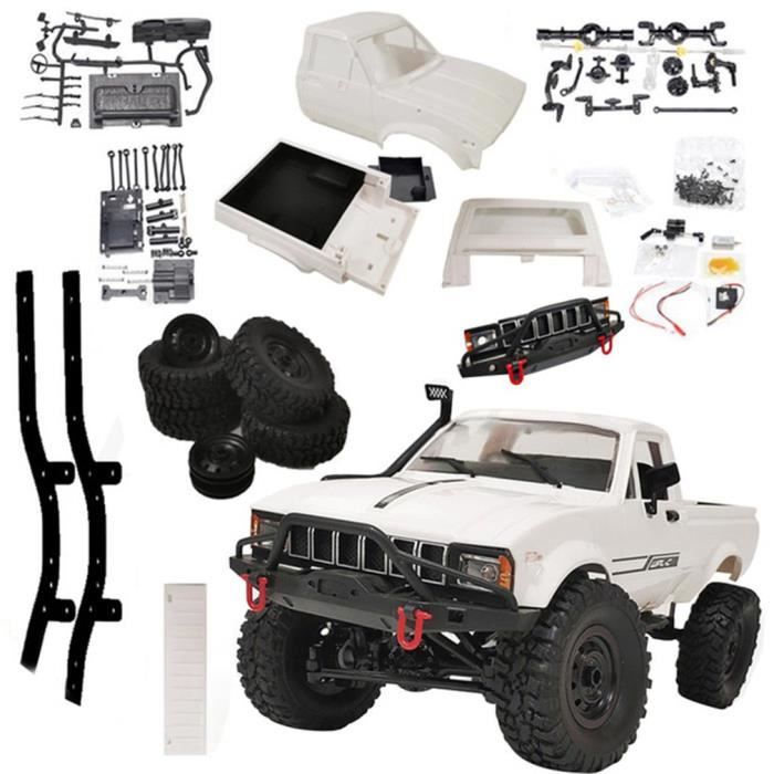 kit C24-1 - Mini voiture radiocommandée WPL C24, mise à niveau C24-1 1:16 RC 4WD, KIT de Mini voiture tout-te