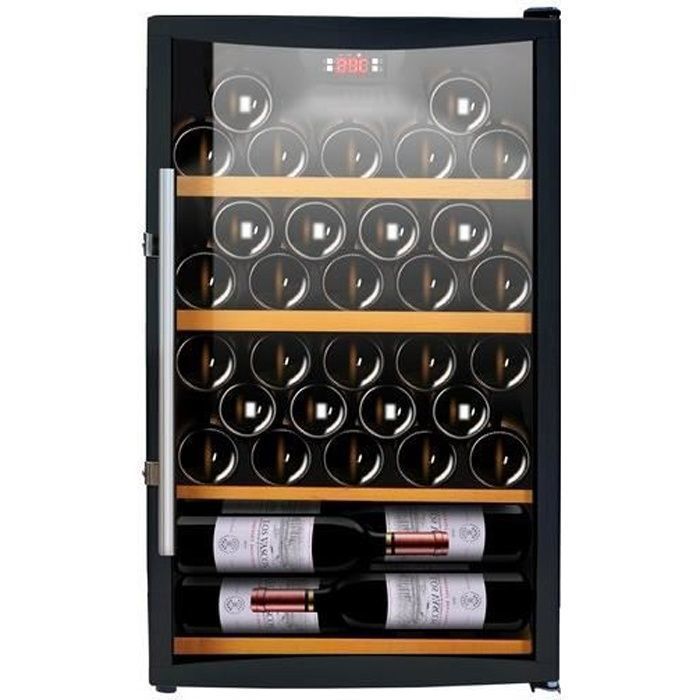Caviss S 150 GBE4, Autonome, Noir, Noir, 4 étagères, 1 portes(s), Acier inoxydable