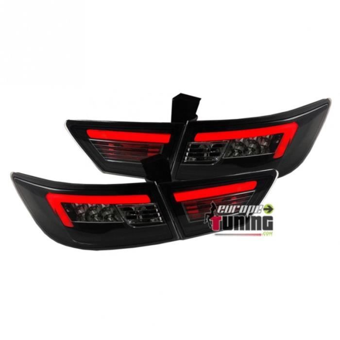 Feux Noirs Barres Led Celis Look Phase 2 Pour Renault Clio 4 2012-2016 (03895)