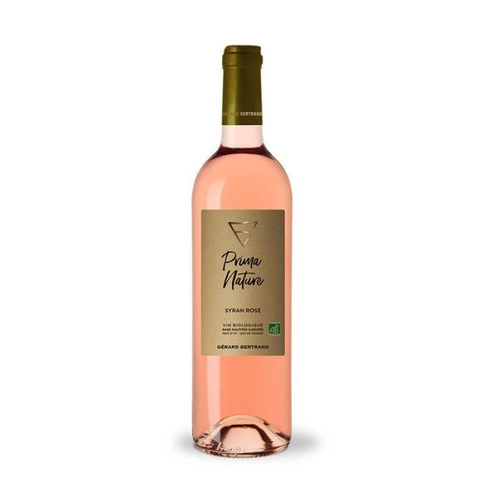 Prima Nature Syrah - Sans sulfites - Vin rosé bio